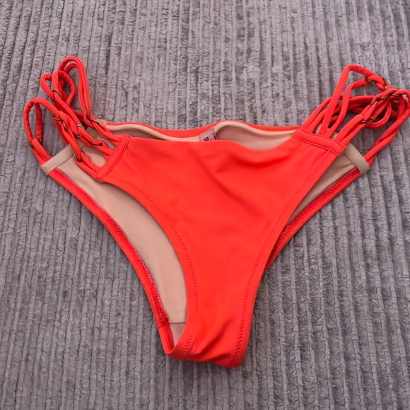 Agent Provocateur bikini bottom orange strappy 4 - Picture 1 of 1